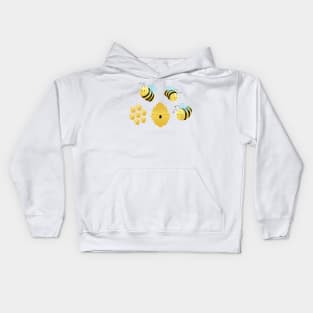 Cute Bees Kids Hoodie